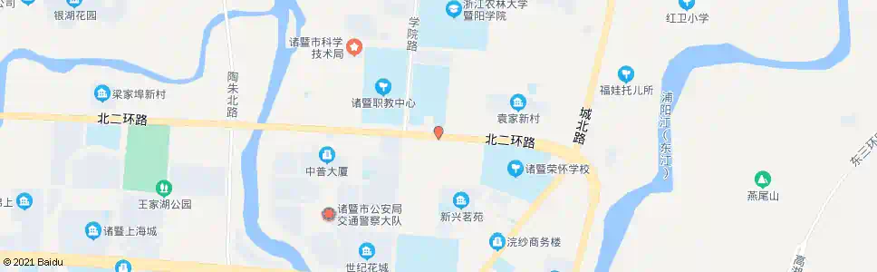 绍兴技师学院(北二环)_公交站地图_绍兴公交_妙搜公交查询2025