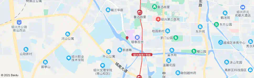 绍兴治水广场_公交站地图_绍兴公交_妙搜公交查询2025