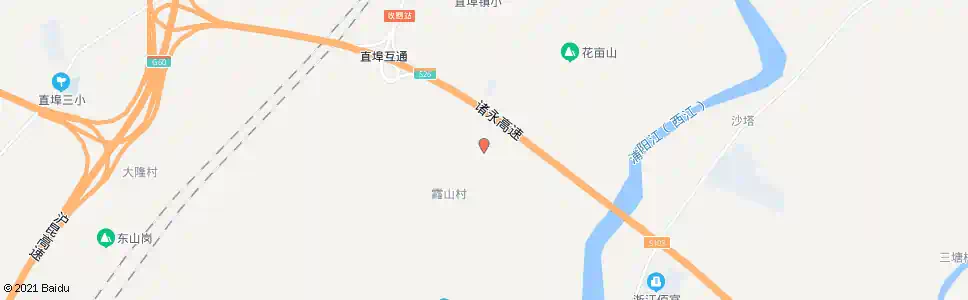 绍兴霞山高速立交_公交站地图_绍兴公交_妙搜公交查询2025