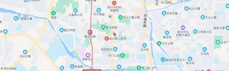 绍兴北京银行(塔山中心小学)_公交站地图_绍兴公交_妙搜公交查询2025