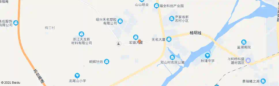 绍兴振大纺织印染(福全小学)_公交站地图_绍兴公交_妙搜公交查询2025