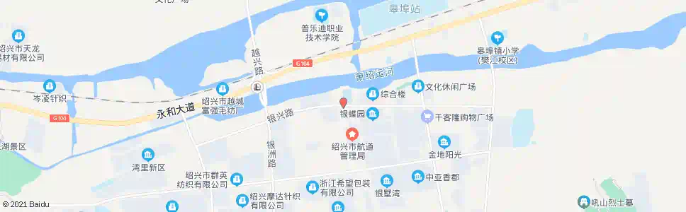 绍兴海森科技(皋埠小学)_公交站地图_绍兴公交_妙搜公交查询2025