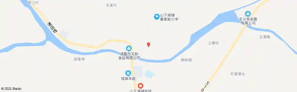 绍兴山下湖村_公交站地图_绍兴公交_妙搜公交查询2025