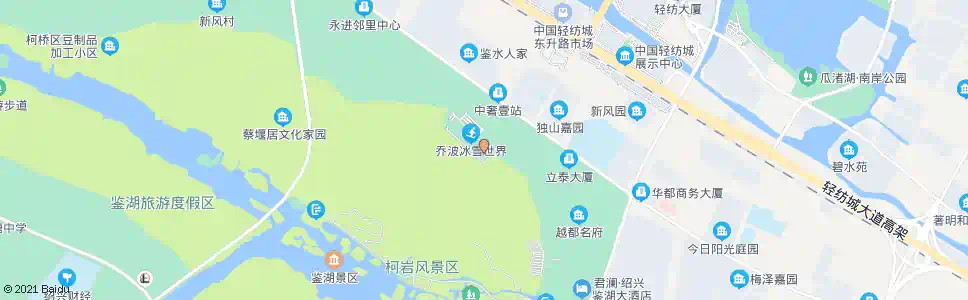 绍兴乔波滑雪馆(会议中心)_公交站地图_绍兴公交_妙搜公交查询2025