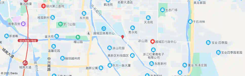 绍兴城东科技园区_公交站地图_绍兴公交_妙搜公交查询2025