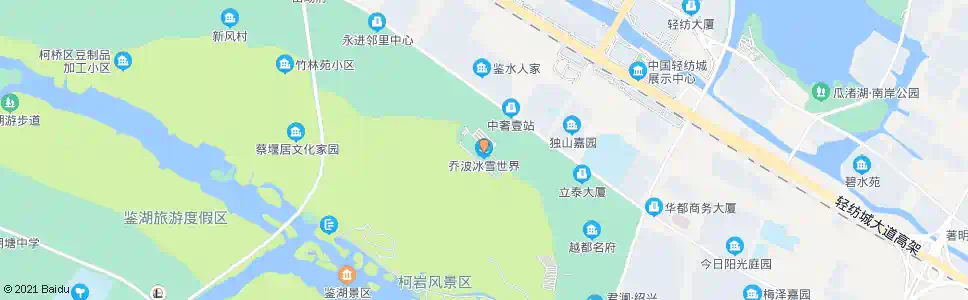 绍兴乔波冰滑雪馆_公交站地图_绍兴公交_妙搜公交查询2025