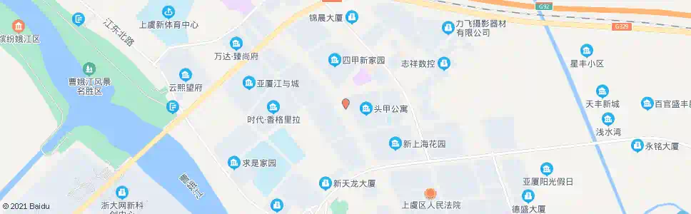 绍兴头甲公寓(西)_公交站地图_绍兴公交_妙搜公交查询2025