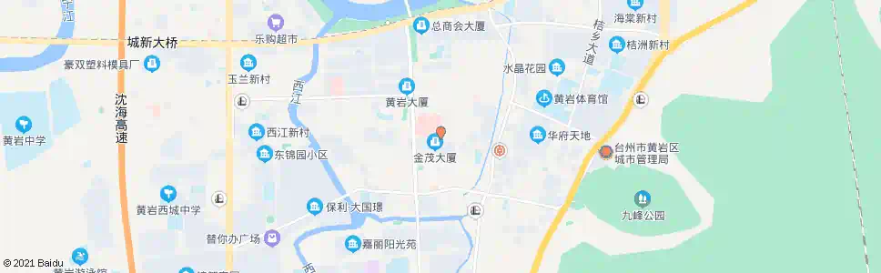 台州东城派出所_公交站地图_台州公交_妙搜公交查询2025