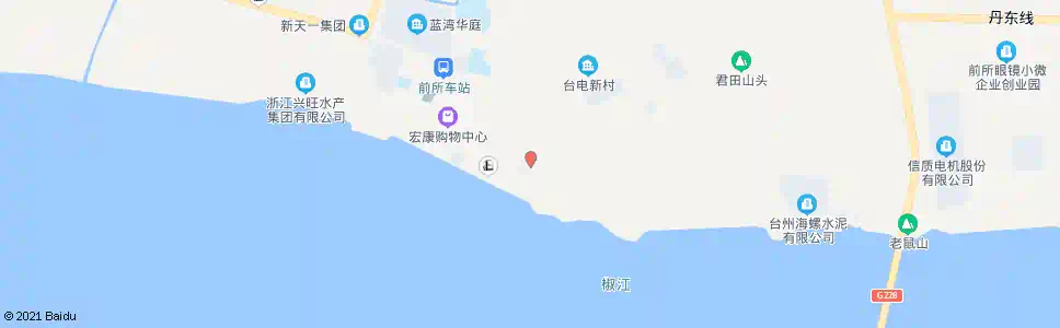 台州圆山宾馆_公交站地图_台州公交_妙搜公交查询2025