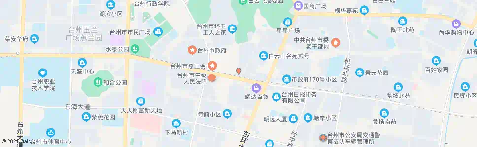 台州台州日报社_公交站地图_台州公交_妙搜公交查询2025