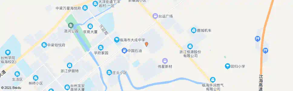 台州伟星拉链_公交站地图_台州公交_妙搜公交查询2025
