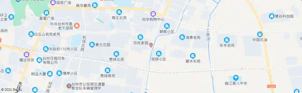 台州百姓家园东_公交站地图_台州公交_妙搜公交查询2025