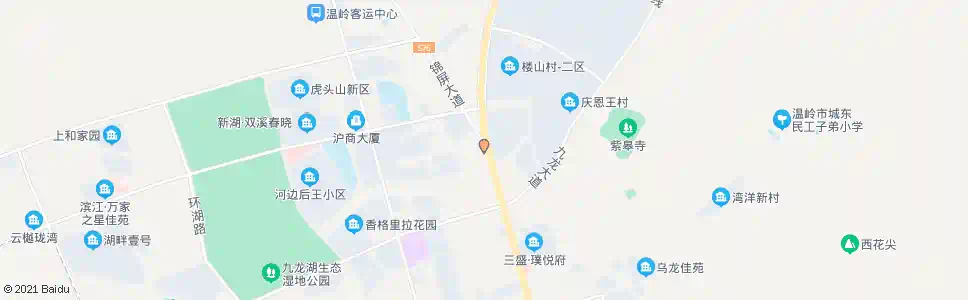 台州天岭装饰城_公交站地图_台州公交_妙搜公交查询2025