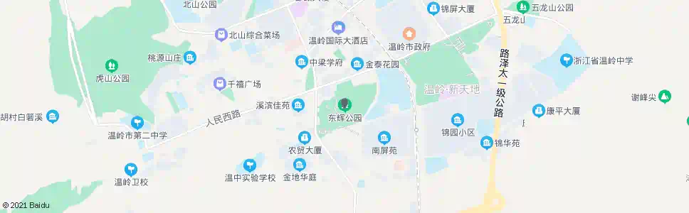台州东辉公园南_公交站地图_台州公交_妙搜公交查询2025