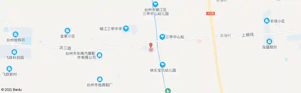 台州三甲办事处_公交站地图_台州公交_妙搜公交查询2025