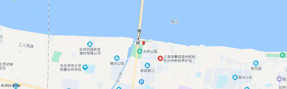 台州大桥公园渔家乐_公交站地图_台州公交_妙搜公交查询2025