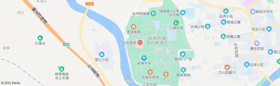 台州市一医院_公交站地图_台州公交_妙搜公交查询2025