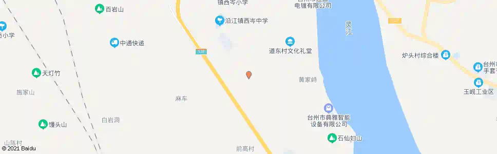 台州东岑(下白岩)_公交站地图_台州公交_妙搜公交查询2025