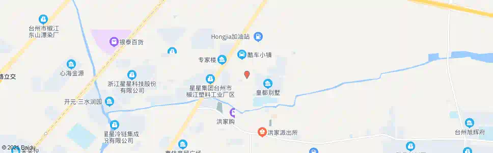 台州洪西路口_公交站地图_台州公交_妙搜公交查询2025