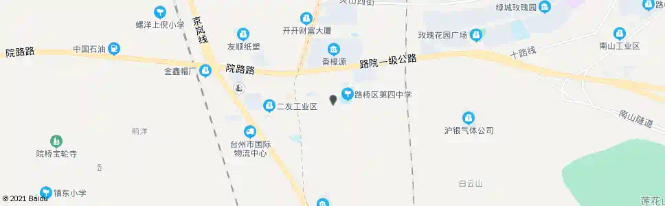台州水洋派出所_公交站地图_台州公交_妙搜公交查询2025