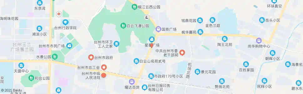 台州星星广场_公交站地图_台州公交_妙搜公交查询2025