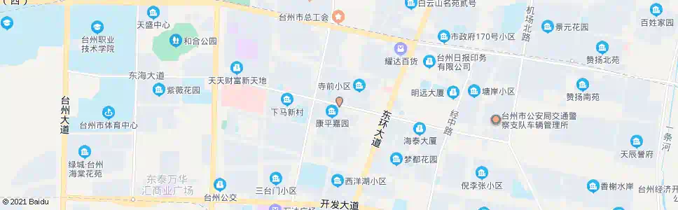 台州康平小区南_公交站地图_台州公交_妙搜公交查询2025
