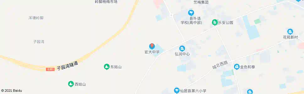 台州宏大中学_公交站地图_台州公交_妙搜公交查询2025