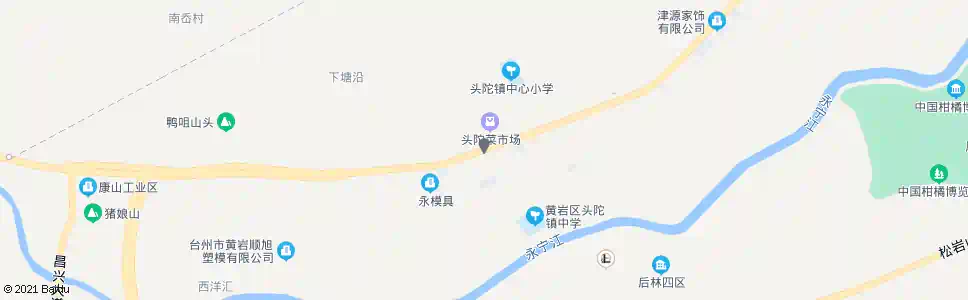 台州头陀洪屿路口_公交站地图_台州公交_妙搜公交查询2025