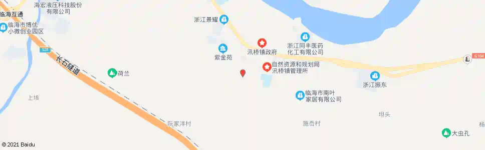 台州白岩下新村_公交站地图_台州公交_妙搜公交查询2025