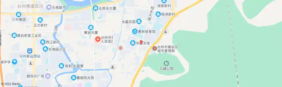 台州华府天地(东)_公交站地图_台州公交_妙搜公交查询2025