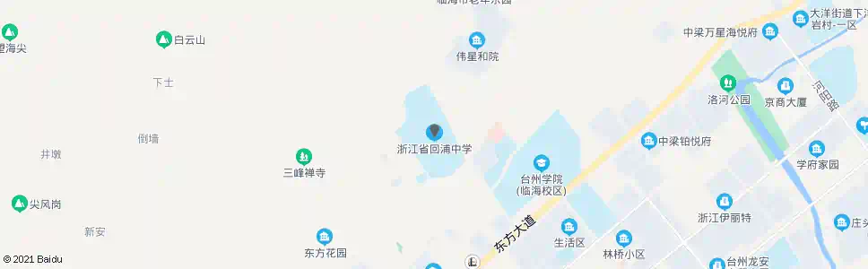 台州新回浦中学_公交站地图_台州公交_妙搜公交查询2025