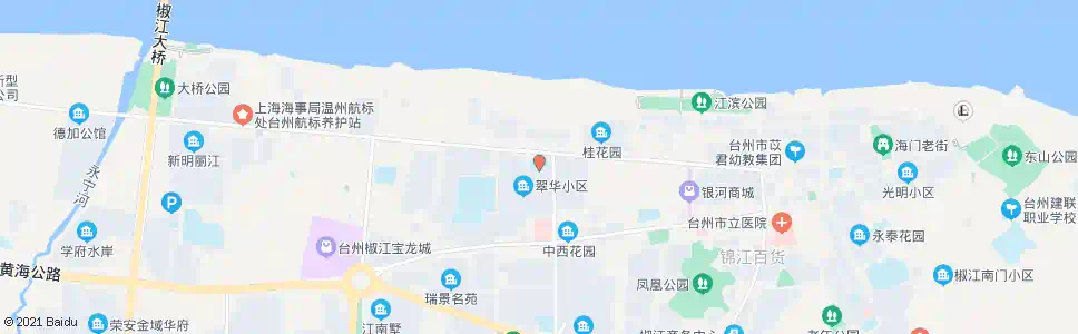 台州椒江第二实验小学_公交站地图_台州公交_妙搜公交查询2025