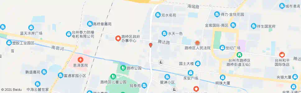 台州园丁苑_公交站地图_台州公交_妙搜公交查询2025