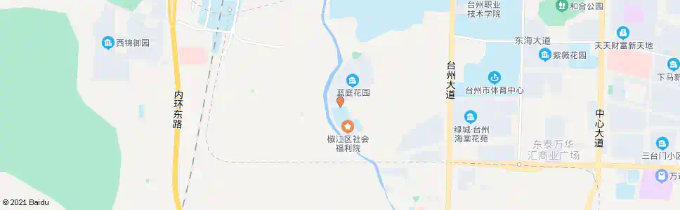 台州台州学院椒江附中(蓝庭花园)_公交站地图_台州公交_妙搜公交查询2025