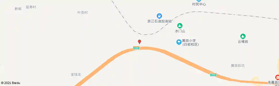 温州上白岩村委会_公交站地图_温州公交_妙搜公交查询2025