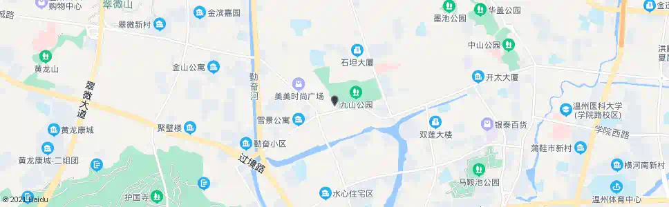 温州九山公园_公交站地图_温州公交_妙搜公交查询2025