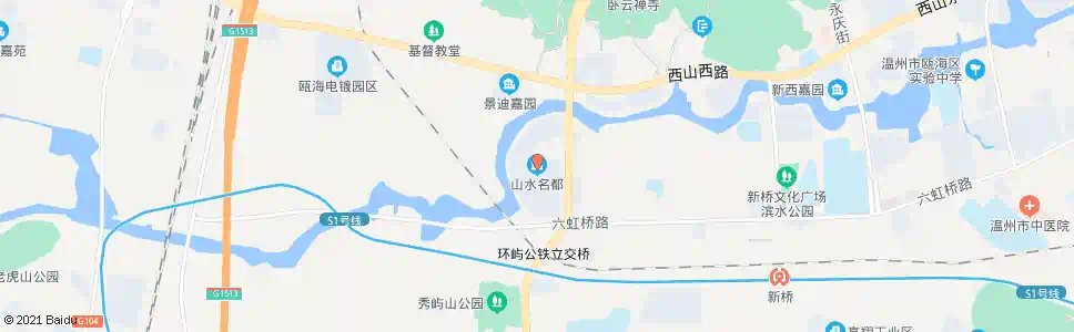 温州旸湖(山水名都)_公交站地图_温州公交_妙搜公交查询2025