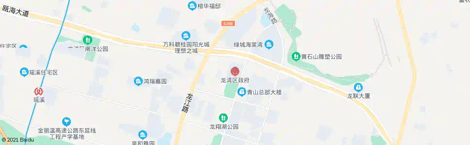 温州龙湾区府(东)_公交站地图_温州公交_妙搜公交查询2025