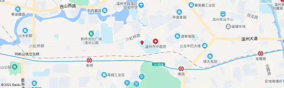 温州中兴路西_公交站地图_温州公交_妙搜公交查询2025