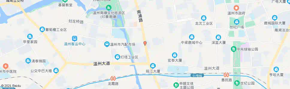 温州王子花苑_公交站地图_温州公交_妙搜公交查询2025