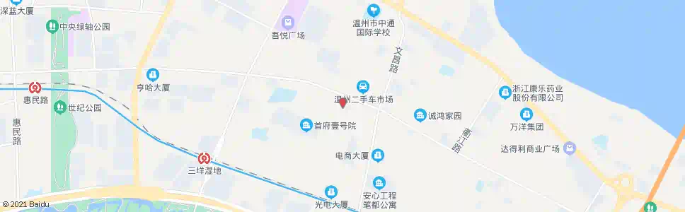 温州张家牌_公交站地图_温州公交_妙搜公交查询2025