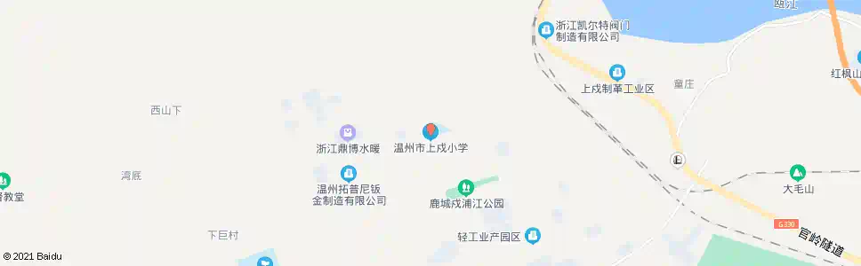 温州上戍中心小学_公交站地图_温州公交_妙搜公交查询2025