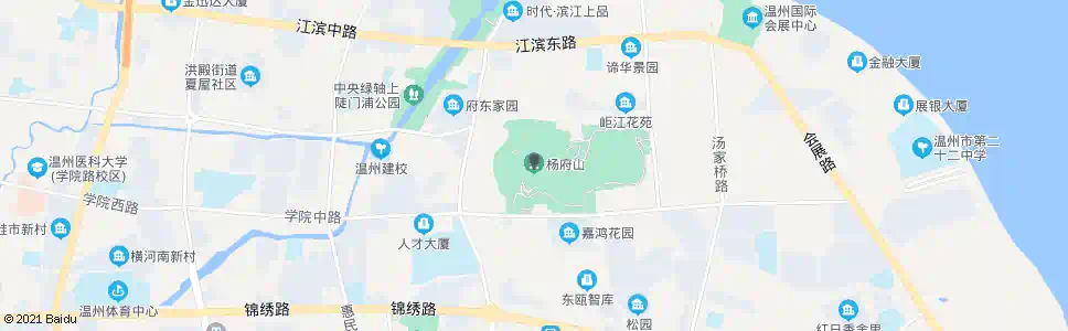 温州杨府山(江滨东路)_公交站地图_温州公交_妙搜公交查询2025
