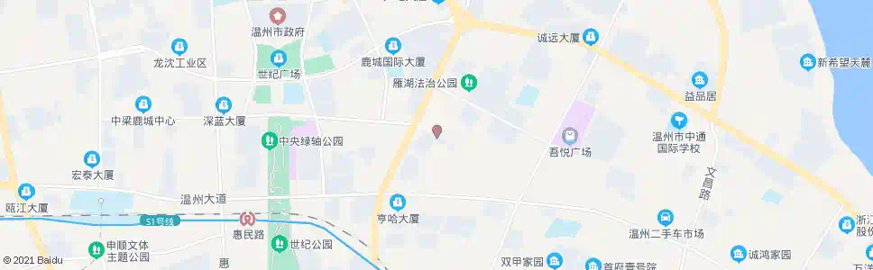 温州景绣湾_公交站地图_温州公交_妙搜公交查询2025