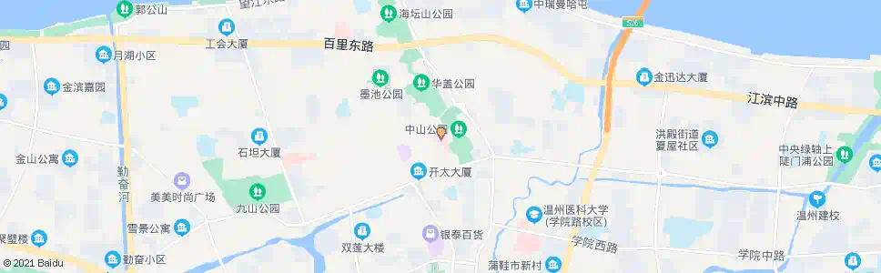 温州附一医公园路院区_公交站地图_温州公交_妙搜公交查询2025