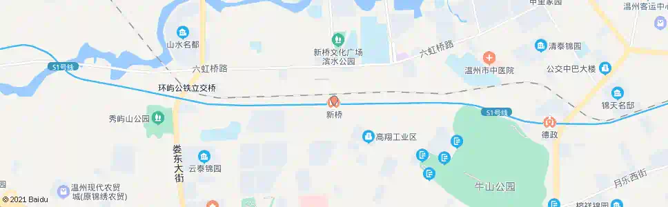 温州新桥_公交站地图_温州公交_妙搜公交查询2025