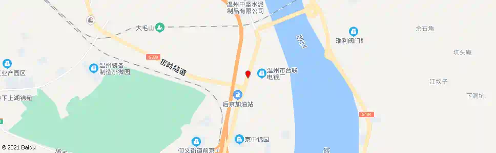 温州瓯江大桥西_公交站地图_温州公交_妙搜公交查询2025