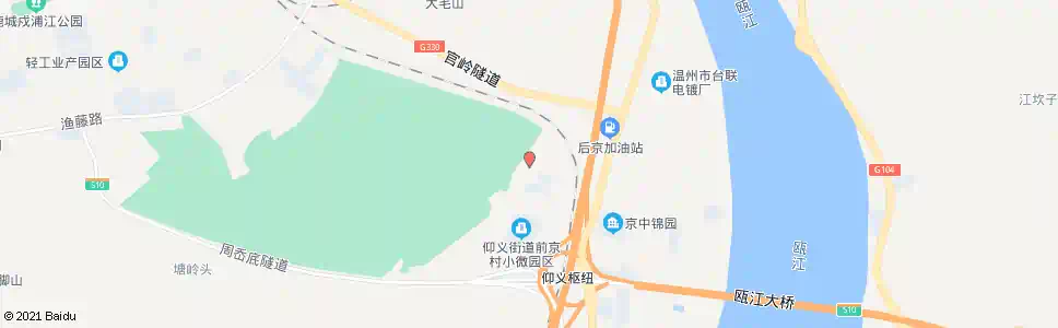 温州官岭山庄(南)_公交站地图_温州公交_妙搜公交查询2025