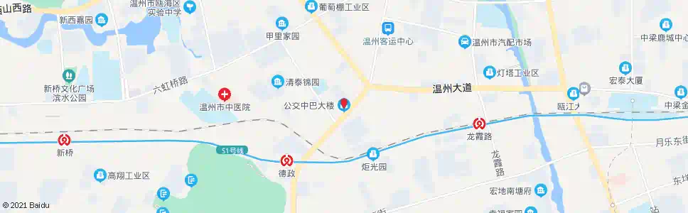 温州公交培训学校_公交站地图_温州公交_妙搜公交查询2025