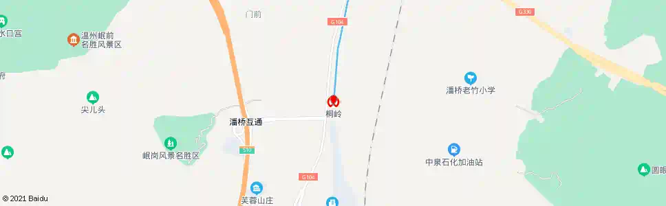 温州桐岭_公交站地图_温州公交_妙搜公交查询2025